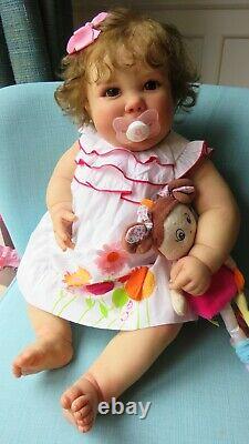 Reborn Baby girl doll June from Realborn Bountiful Baby kit with COA