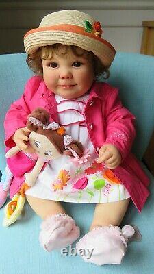 Reborn Baby girl doll June from Realborn Bountiful Baby kit with COA