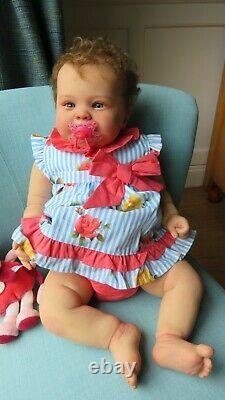 Reborn Baby girl doll Kodi Bear kit, Sculpt by Laura Tuzio-Ross 25 with COA