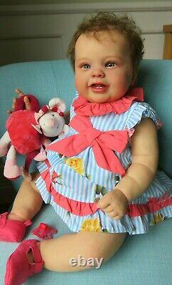 Reborn Baby girl doll Kodi Bear kit, Sculpt by Laura Tuzio-Ross 25 with COA