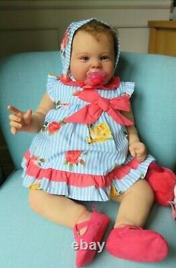 Reborn Baby girl doll Kodi Bear kit, Sculpt by Laura Tuzio-Ross 25 with COA