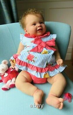 Reborn Baby girl doll Kodi Bear kit, Sculpt by Laura Tuzio-Ross 25 with COA