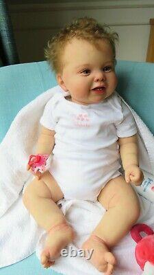 Reborn Baby girl doll Kodi Bear kit, Sculpt by Laura Tuzio-Ross 25 with COA