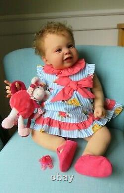 Reborn Baby girl doll Kodi Bear kit, Sculpt by Laura Tuzio-Ross 25 with COA