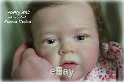 Reborn Baby girl doll Mary Ann by Natali Blick