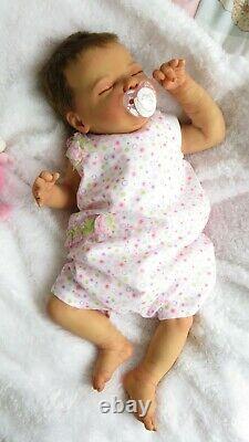 Reborn Baby girl doll Valentina kit Sculpted by Elisa Marx with CoA