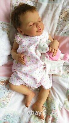 Reborn Baby girl doll Valentina kit Sculpted by Elisa Marx with CoA