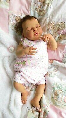 Reborn Baby girl doll Valentina kit Sculpted by Elisa Marx with CoA