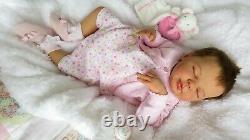 Reborn Baby girl doll Valentina kit Sculpted by Elisa Marx with CoA