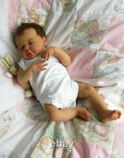 Reborn Baby girl doll Valentina kit Sculpted by Elisa Marx with CoA