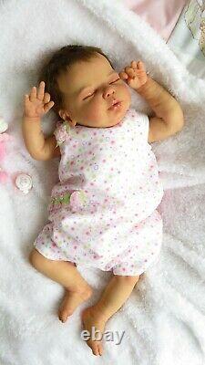 Reborn Baby girl doll Valentina kit Sculpted by Elisa Marx with CoA