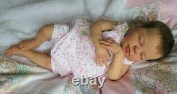 Reborn Baby girl doll Valentina kit Sculpted by Elisa Marx with CoA