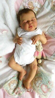 Reborn Baby girl doll Valentina kit Sculpted by Elisa Marx with CoA