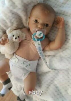 Reborn Baby with pacifier and bottle