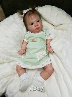 Reborn Big Baby Girl Crystal by Denise Pratt Bountiful Baby Lifelike Doll
