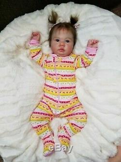 Reborn Big Baby Girl Crystal by Denise Pratt Bountiful Baby Lifelike Doll