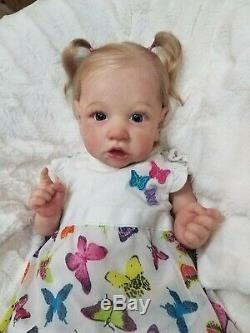 Reborn Big Baby Girl Saskia by Bonnie Brown Limited Edition Realistic Doll