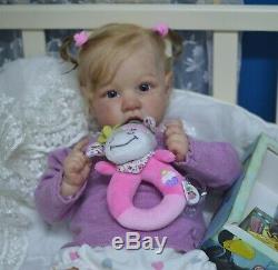 Reborn Big Baby Girl Saskia by Bonnie Brown Limited Edition Realistic Doll