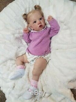 Reborn Big Baby Girl Saskia by Bonnie Brown Limited Edition Realistic Doll