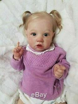 Reborn Big Baby Girl Saskia by Bonnie Brown Limited Edition Realistic Doll