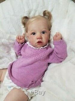 Reborn Big Baby Girl Saskia by Bonnie Brown Limited Edition Realistic Doll