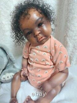 Reborn Black Baby TIARNA, Original Sculpt Shyann By Aleina Peterson 2006