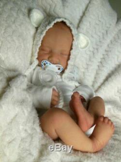 Reborn Collectable Baby doll art Newborn Art Levi (Brown) Boy or Girl