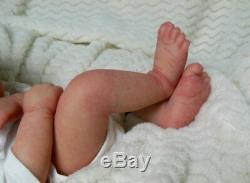 Reborn Collectable Baby doll art Newborn Silas/Sarah Jane Fake baby