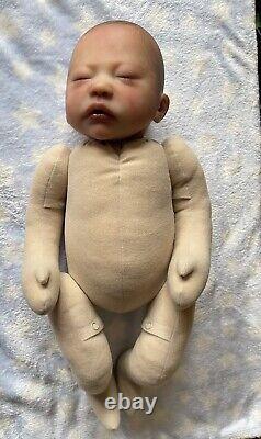 Reborn Cuddle Baby Doll George Painted Hair Magnet