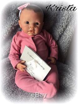 Reborn Doll Baby Custom Made From Krista Kit Linda MurrayReady for Xmas