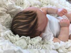 Reborn Doll Baby Girl Painted Hair Stunning Realborn Alexa Uk Seller