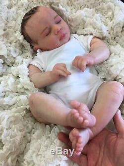 Reborn Doll Baby Girl Painted Hair Stunning Realborn Alexa Uk Seller