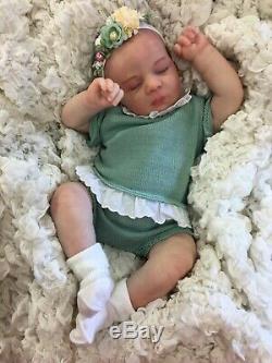 Reborn Doll Baby Girl Painted Hair Stunning Realborn Alexa Uk Seller