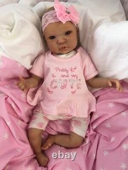 Reborn Doll Baby Girl Shyann Realistic 20 Real Lifelike Childs Eyes Hair Veins