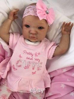 Reborn Doll Baby Girl Shyann Realistic 20 Real Lifelike Childs Eyes Hair Veins