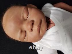 Reborn Doll Baby Kyle Pat Moulton Kit Retired Painted Ethnic AA Lightly Rooted