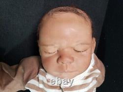 Reborn Doll Baby Kyle Pat Moulton Kit Retired Painted Ethnic AA Lightly Rooted