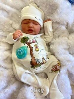 Reborn Doll Baby Newborn Size Ruby Realborn Painted Hair Just Born Baby Crier