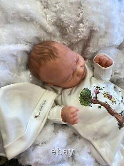 Reborn Doll Baby Newborn Size Ruby Realborn Painted Hair Just Born Baby Crier