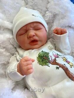 Reborn Doll Baby Newborn Size Ruby Realborn Painted Hair Just Born Baby Crier