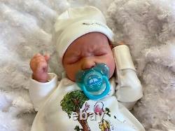 Reborn Doll Baby Newborn Size Ruby Realborn Painted Hair Just Born Baby Crier