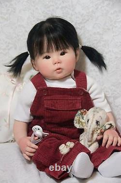 Reborn Doll Custom Order Kana by Ping Lau Small Toddler Asian Baby Girl