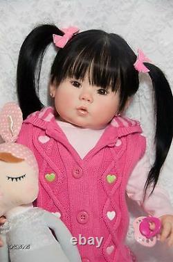 Reborn Doll Custom Order Kana by Ping Lau Small Toddler Asian Baby Girl