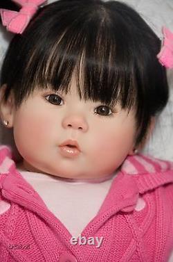 Reborn Doll Custom Order Kana by Ping Lau Small Toddler Asian Baby Girl