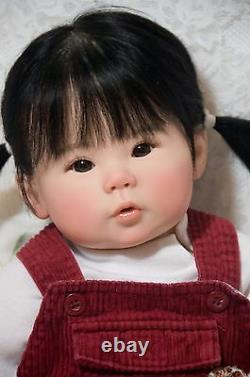 Reborn Doll Custom Order Kana by Ping Lau Small Toddler Asian Baby Girl