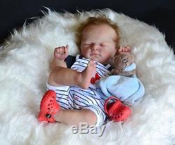 Reborn Doll Cute Ellis by Laura Olga Auer Baby Boy LIMITED