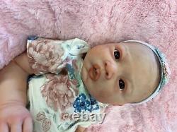 Reborn Doll Girl Lulu By Jen Printy Large Newborn Summer Bargain Baby