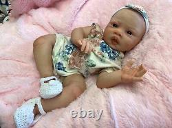 Reborn Doll Girl Lulu By Jen Printy Large Newborn Summer Bargain Baby