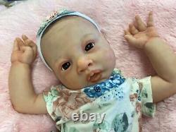 Reborn Doll Girl Lulu By Jen Printy Large Newborn Summer Bargain Baby