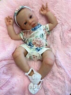 Reborn Doll Girl Lulu By Jen Printy Large Newborn Summer Bargain Baby